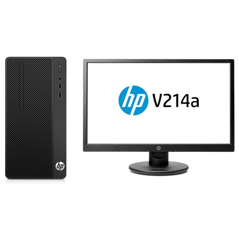 PC HP 290 G1 MT+ Monitor HP V214a 20.7" / intel i3-7100 / 4GB DDR4 / 500GB HDD / DVDRW / Intel HD 630 Graphics / FreeDOS / 1QN73EA#ACB /
