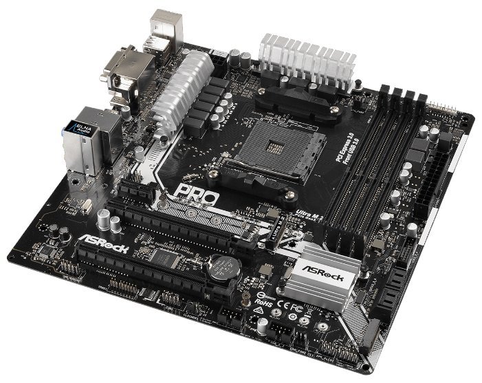 MB ASRock AB350M PRO4 /  AM4 / AMD B350 / mATX