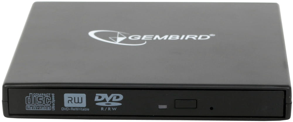 Gembird DVD-USB-02 / External DVD-RW Black