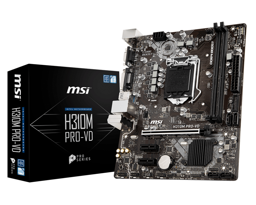 MB MSI H310M PRO-VD / S1151 / Intel H310 / Dual 2xDDR4-2666