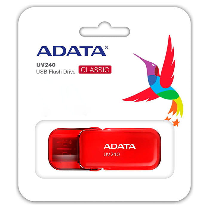 USB ADATA UV240 / 8GB / USB2.0 / Plastic / Flip Cap /