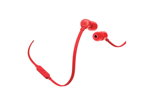 JBL T110 / In-ear / Pure Bass sound / Mic / Red