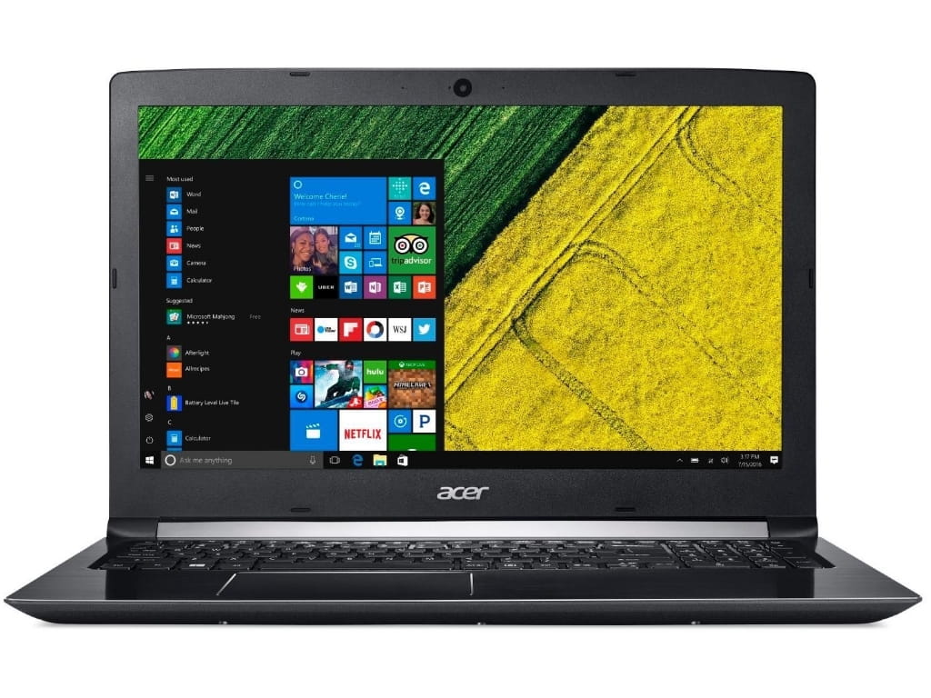 Laptop Acer Aspire A515-51G-88UJ / 15.6" IPS FullHD / i7-8550U / 8Gb DDR4 / 1.0TB HDD + 256Gb SSD / GeForce MX150 2Gb DDR5 / Linux /  NX.GTCEU.011 /