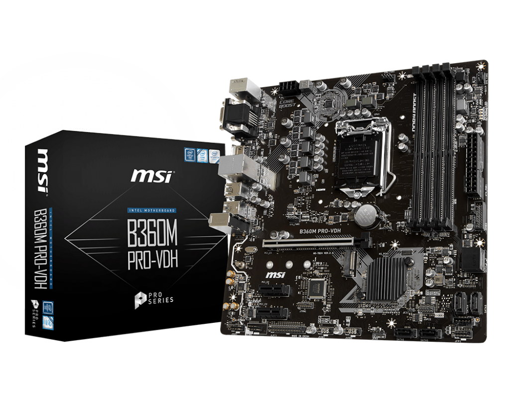 MB MSI B360M PRO-VDH / S1151 / Intel B360 / mATX /