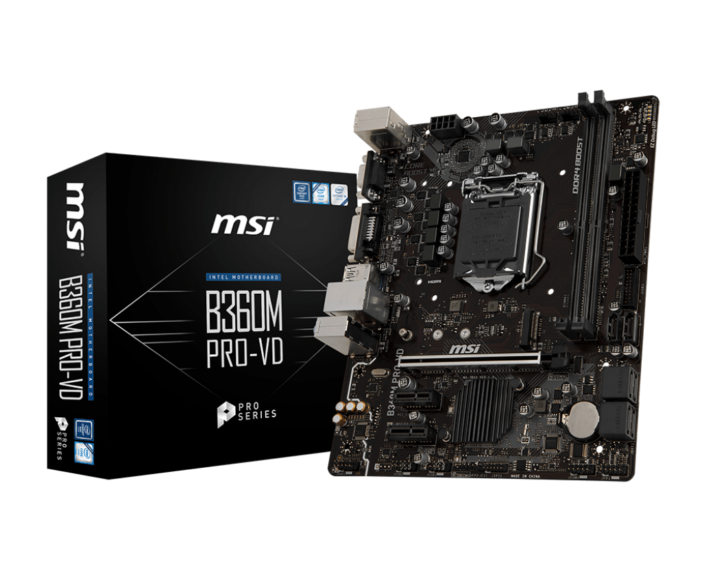 MB MSI B360M PRO-VD / S1151 / Intel B360 / mATX /