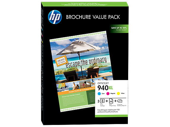 HP CG898AE / 940XL Pack of 3 cartridges  / YE + CY + MG /