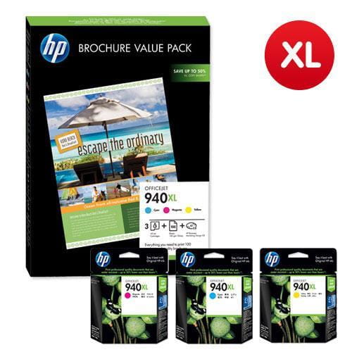 HP CG898AE / 940XL Pack of 3 cartridges  / YE + CY + MG /