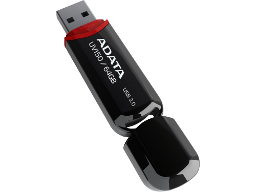 USB3.1 ADATA DashDrive UV150 / 64Gb / Black