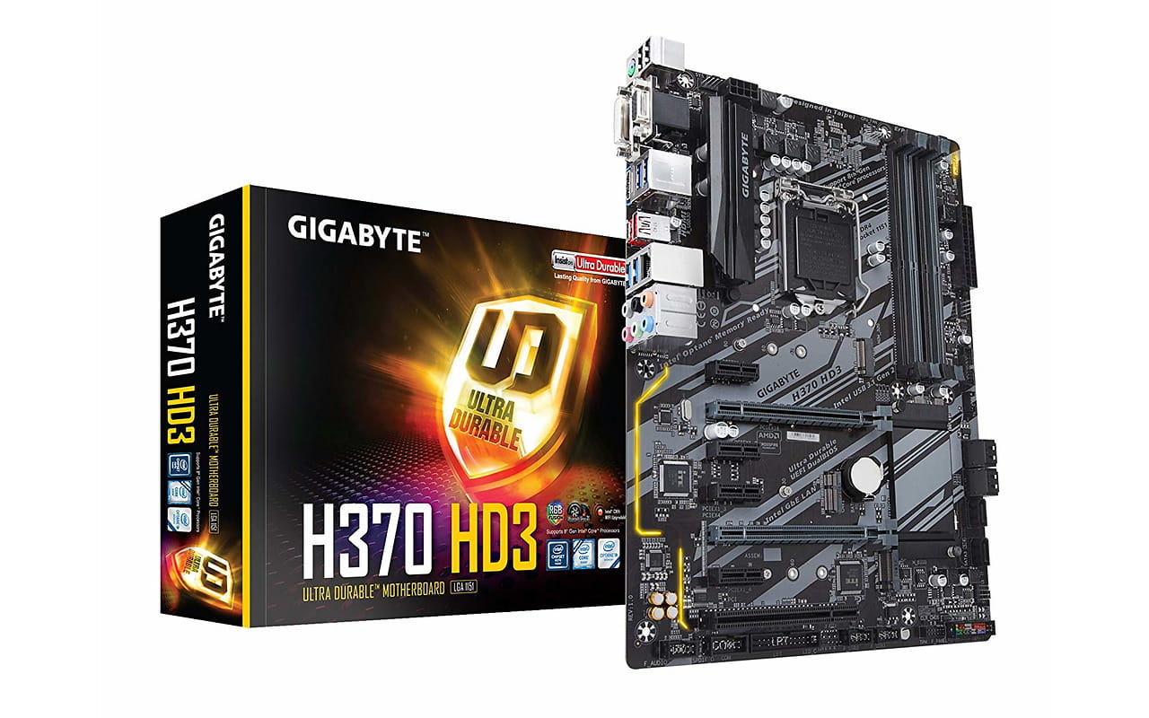 MB GIGABYTE H370 HD3 / Socket 1151 / ATX / Intel H370 /
