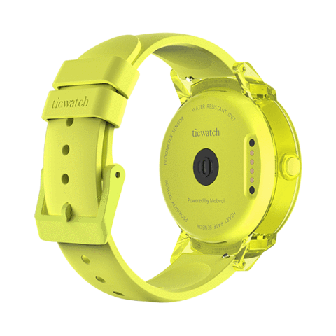 Ticwatch E by Mobvoi / 1.4" OLED Touch Display / 512MB / 4GB / Wear OS by Google / Yellow