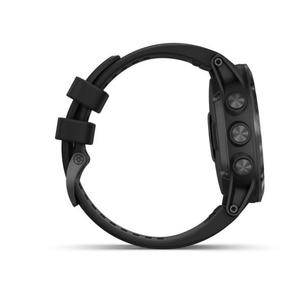 Garmin Fenix 5X Plus / Sapphire Black with black band / 010-01989-01 /