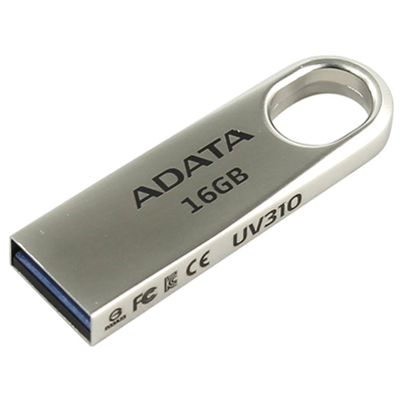 USB3.1 ADATA UV310 / 16GB / Slim Capless /