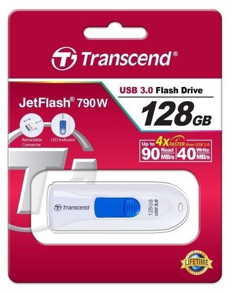 Transcend JetFlash 790 / 128Gb White