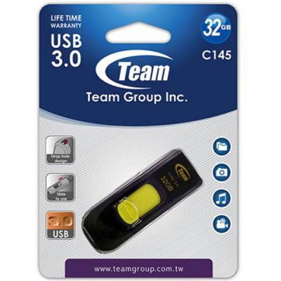 USB3.0 Team Group C145 / 32GB / TC145332GY01 / Yellow