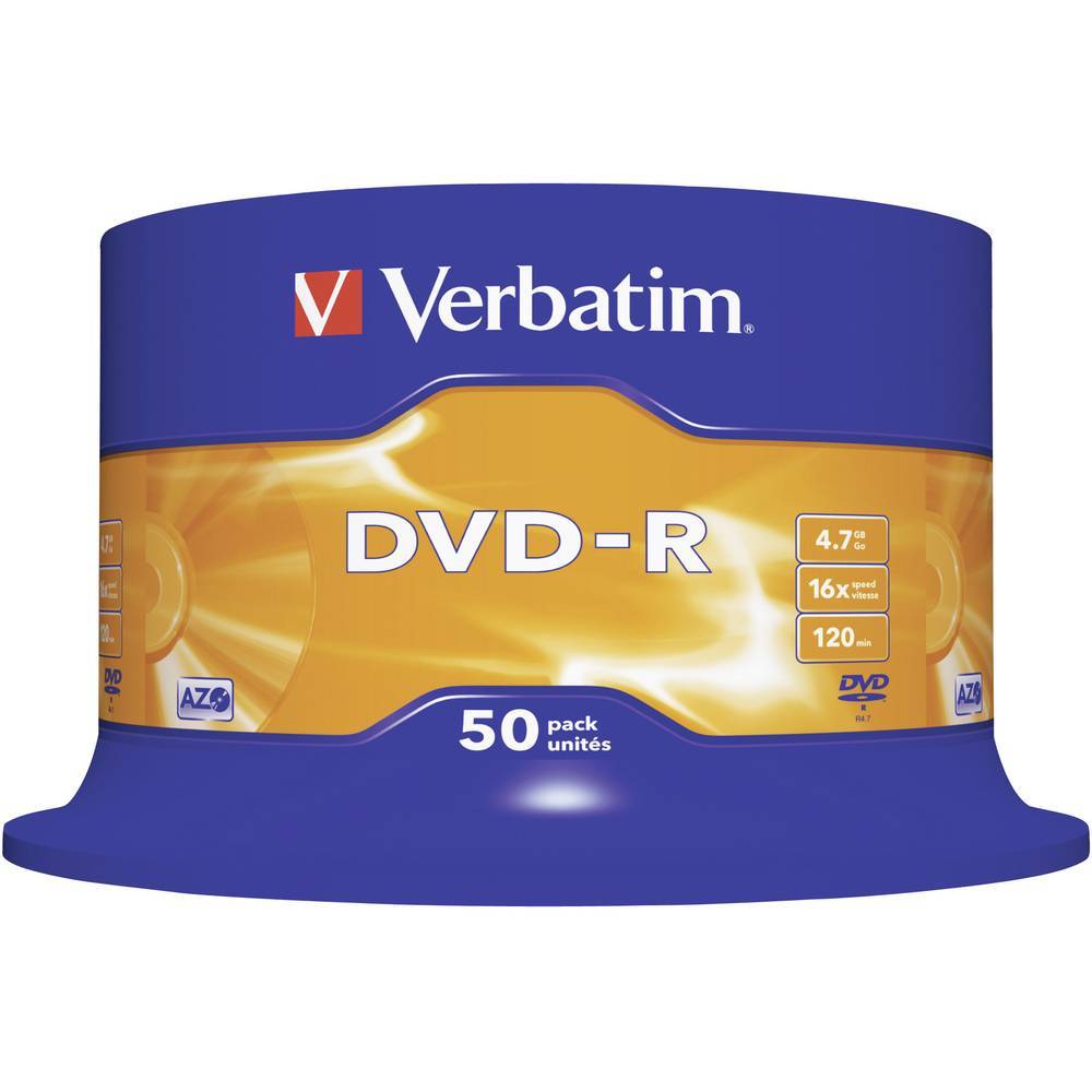 DVD-R Verbatim 43548 / 4.7GB / 50*Cake /