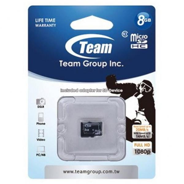 MicroSDHC Team Group 8GB / TUSDH8GCL1002 /