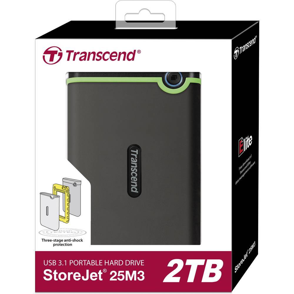 Transcend StoreJet 25M3G / TS2TSJ25M3G Grey