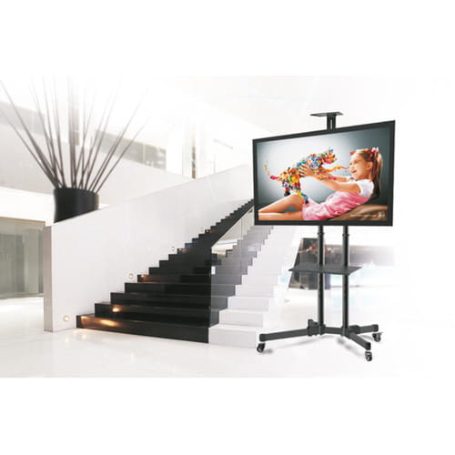 Mobile Single Trolley Reflecta TV Stand 70VCE-Shelf
