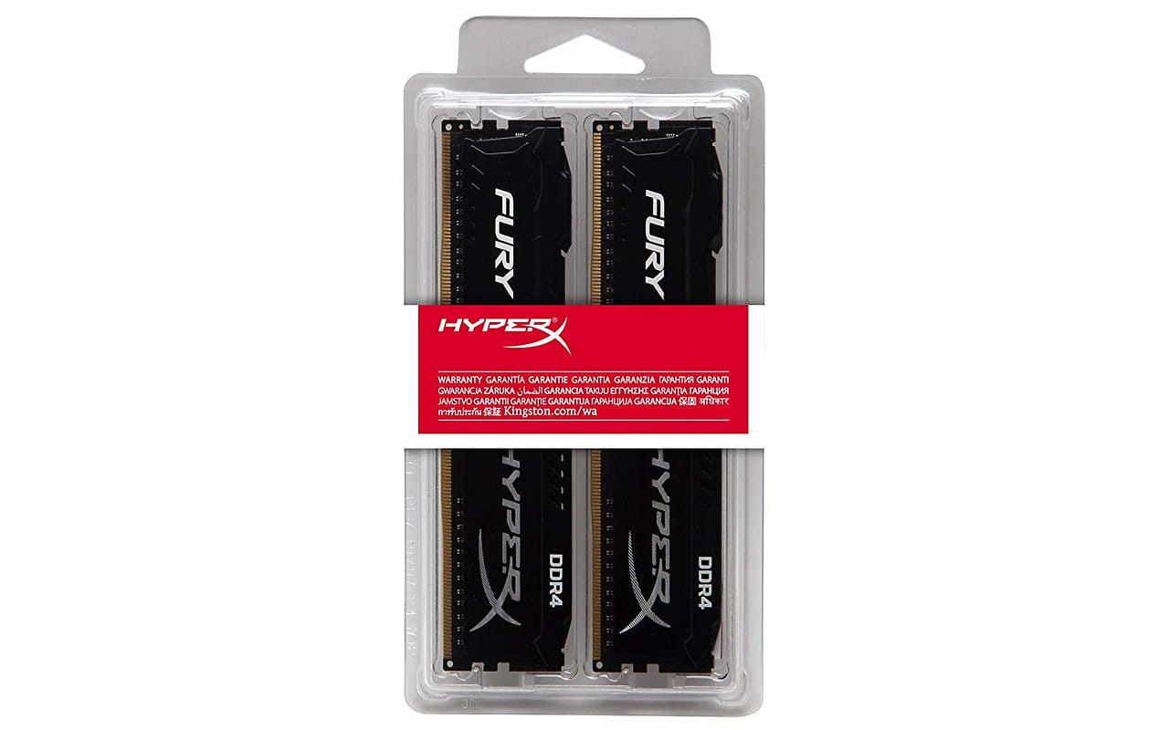 RAM KIT Kingston HyperX FURY HX434C19FBK2/32 / 2x16GB / DDR4-3466 / PC27700 / CL19 / 1.2V / heat spreader /
