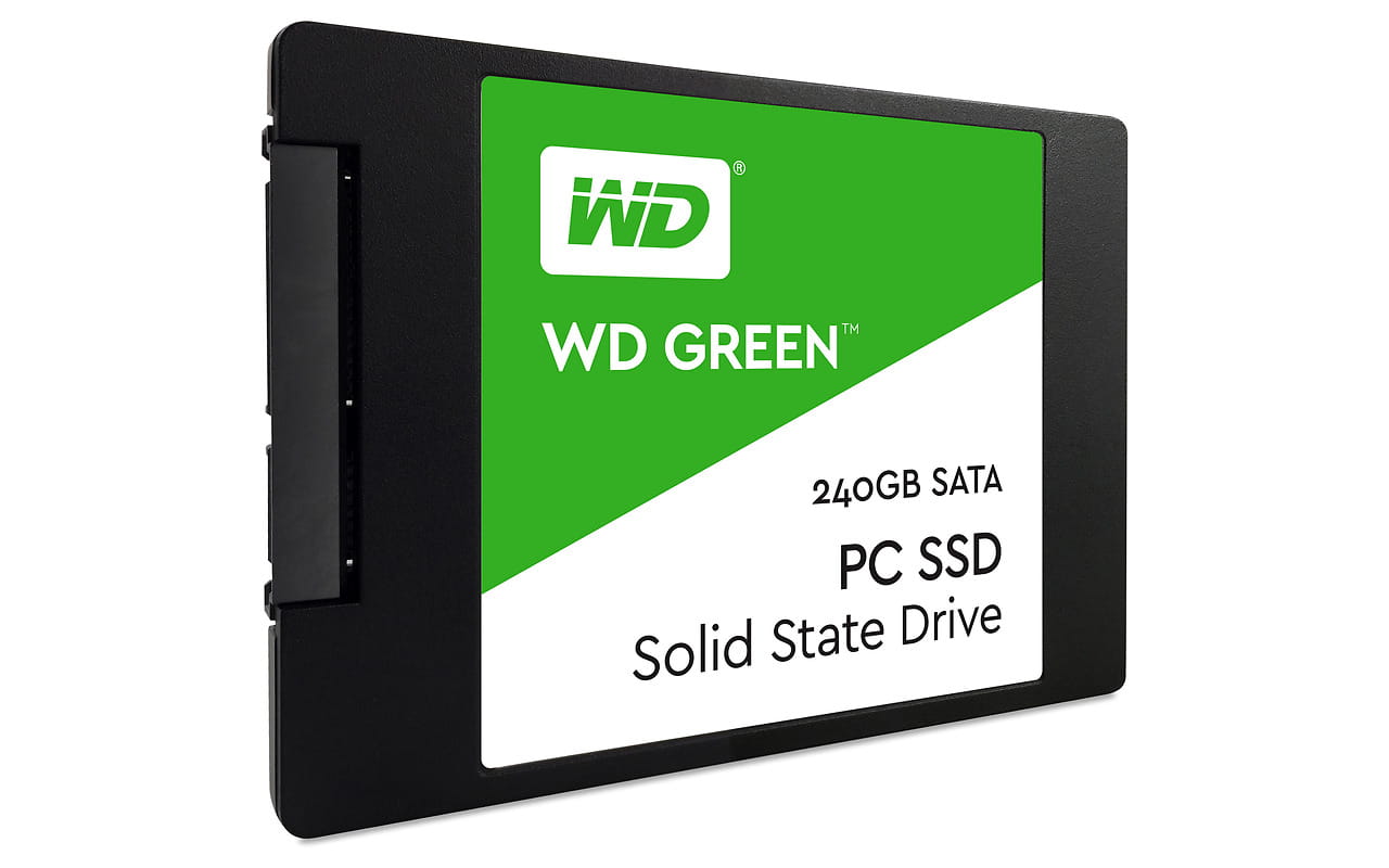 2.5" SSD Western Digital WDS240G1G0A Green / 240GB / 7mm / Silicon Motion SM2256S / NAND TLC /