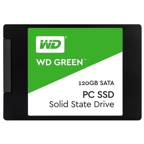 2.5" SSD Western Digital WDS120G1G0A Green / 120GB / 7mm / Silicon Motion SM2256S / NAND TLC /