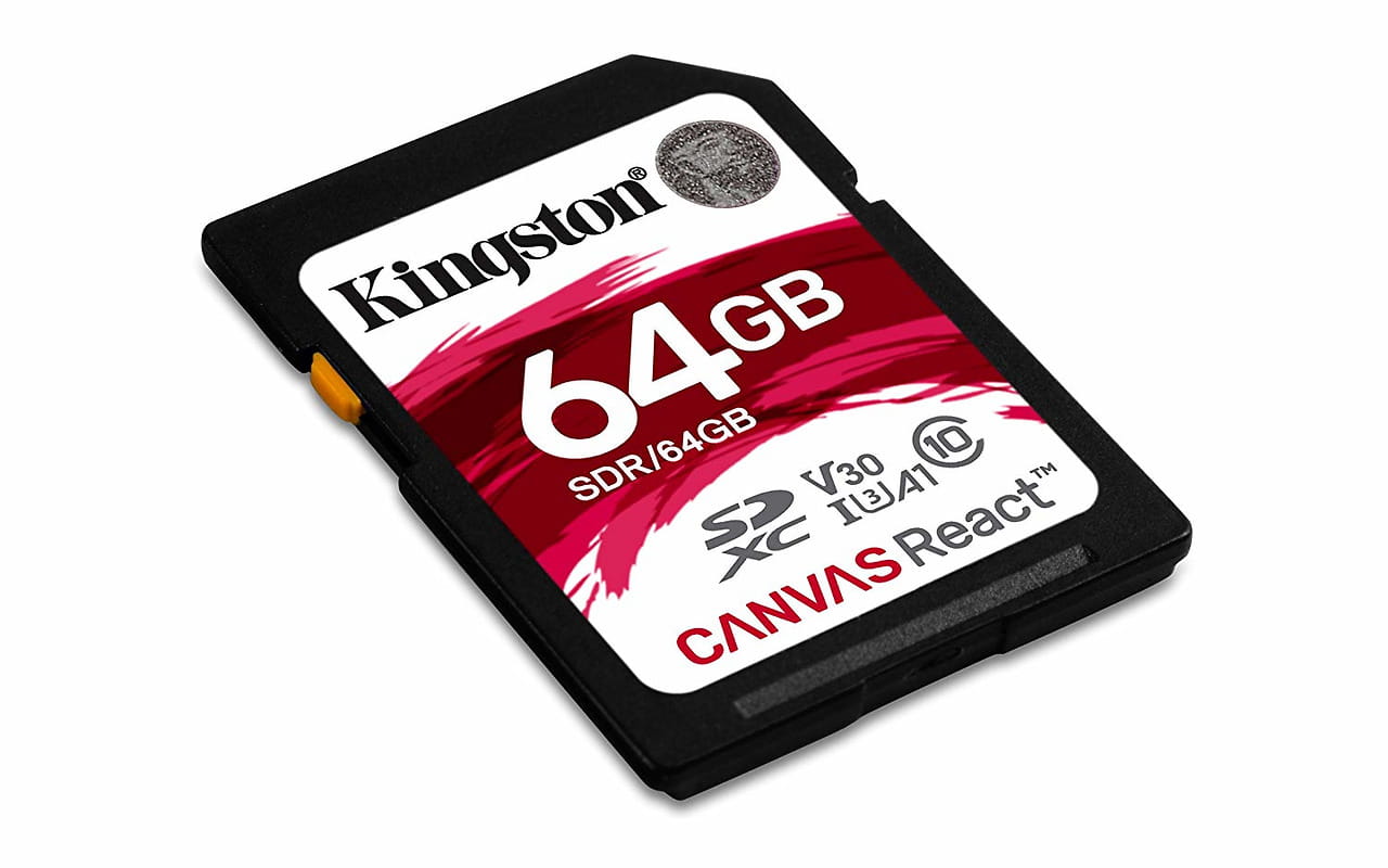 Kingston Canvas React SDR/64GB / 64GB / Ultimate 633x / Class10 UHS-I U3 /