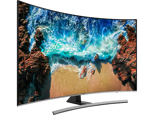 Curved Smart TV Samsung UE55NU8502 / 55" 4K UHD 3840x2160 / PPI 2700Hz / Tizen OS /  HDR 1000 / HLG / Speakers 40W / Dolby Digital Plus / VESA /