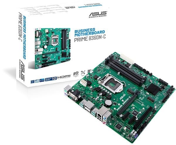 MB ASUS PRIME B360M-C / mATX / Socket 1151 / Intel B360 / Dual 4xDDR4-2666 /