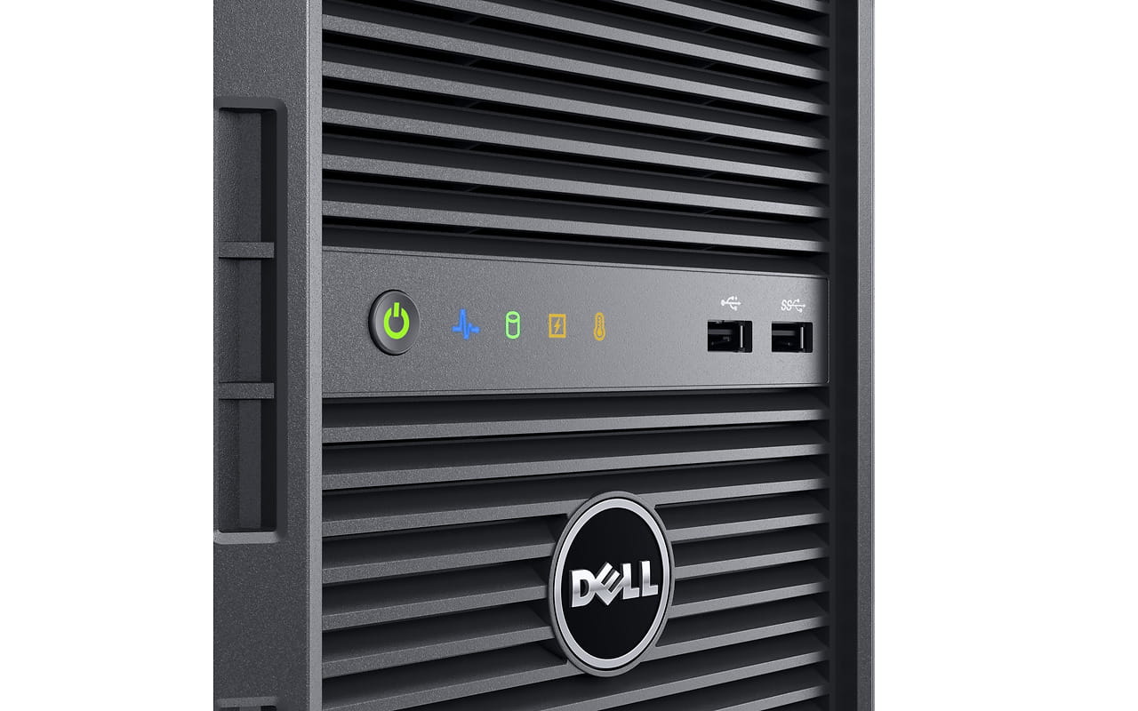 Server DELL PowerEdge T130 / Tower / Intel Xeon E3-1220 v6 / 16GB DDR4 UDIMM RAM / 1.0TB SATA 7.2K / 290W cabled PSU /