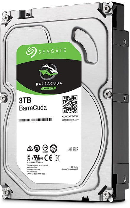 3.5" HDD Seagate BarraCuda Compute ST3000DM007 / 3.0TB / 5400rpm / 256MB / SATAIII /