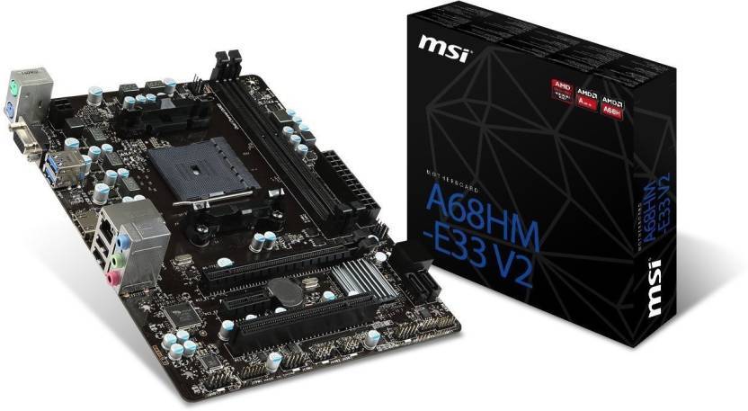 MB MSI A68HM-E33 V2 / mATX / Socket FM2/FM2+ / AMD A68H / Dual 2xDDR3-2133 /