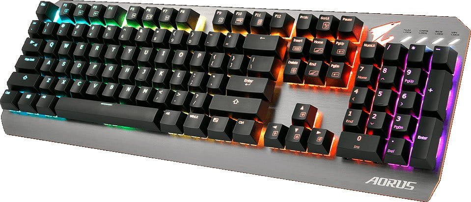 Keyboard GIGABYTE AORUS K7 / RED Cherry MX SW / Multimedia Hotke / Full RGB Backlighting /
