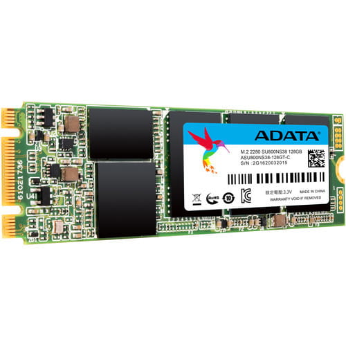 SSD ADATA Ultimate SU800 128GB / M.2 SATA / 3D-NAND TLC / SM2258EN