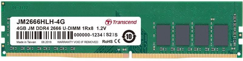 RAM Transcend JetRam / 4GB / DDR4 / 2666 / PC21300 / CL19 / 1.2V / JM2666HLH-4G /