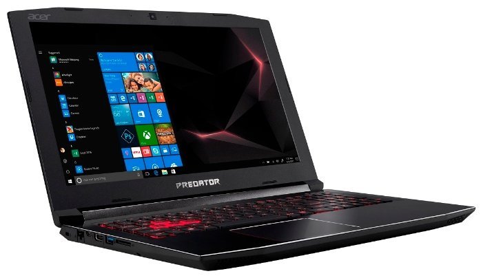 Laptop Acer PREDATOR HELIOS PH315-51-72GQ / 15.6" FullHD IPS / i7-8750H / 16Gb DDR4 RAM / 128Gb SSD + 1.0TB HDD / GeForce GTX1050 Ti 4Gb DDR5 / Linux / NH.Q3HEU.013 /