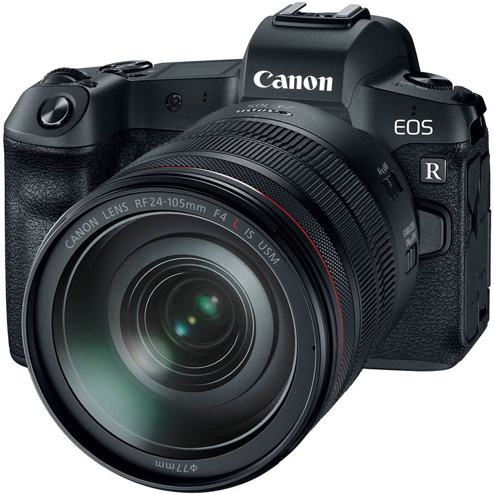 Camera KIT Canon EOS R / Mirrorless Full frame / RF 24-105mm f/4L IS USM / Adapter Canon EOS R for Lenses EF & EF-S / 3075C060 /