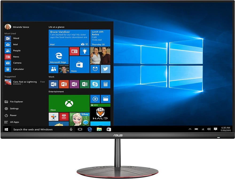 AIO ASUS Zen ZN242GDK / 23.8" IPS FullHD / i7-8750H / 16Gb DDR4 / 128GB SSD + 1.0TB HDD / NVIDIA GeForc GTX 1050 GDDR5 4GB / Windows 10 /