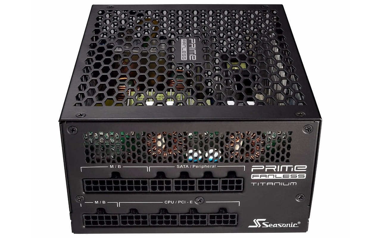 PSU ATX Seasonic Prime Titanium Fanless SSR-600TL / 600W / Active PFC F3 /