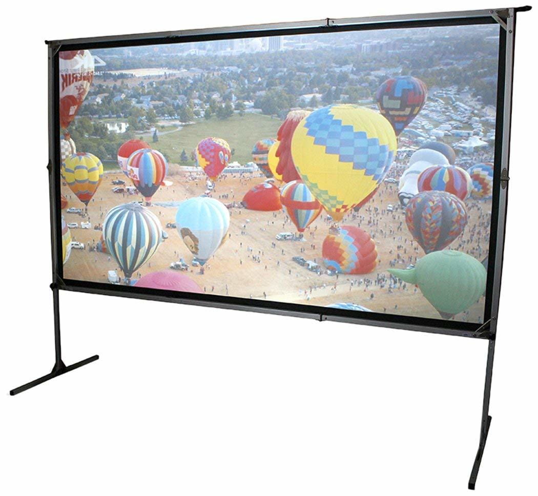 Elite Screens 120" 266x149cm Yard Master 2 Outdoor/Indoor Projector Screen with Stand OMS120H2