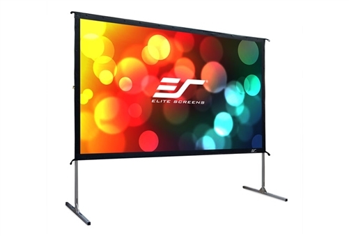 Elite Screens 120" 266x149cm Yard Master 2 Outdoor/Indoor Projector Screen with Stand OMS120H2