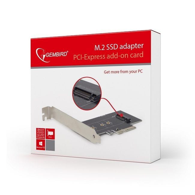 PCI-E Card Gembird PEX-M2-01 / M.2 SSD adapter /