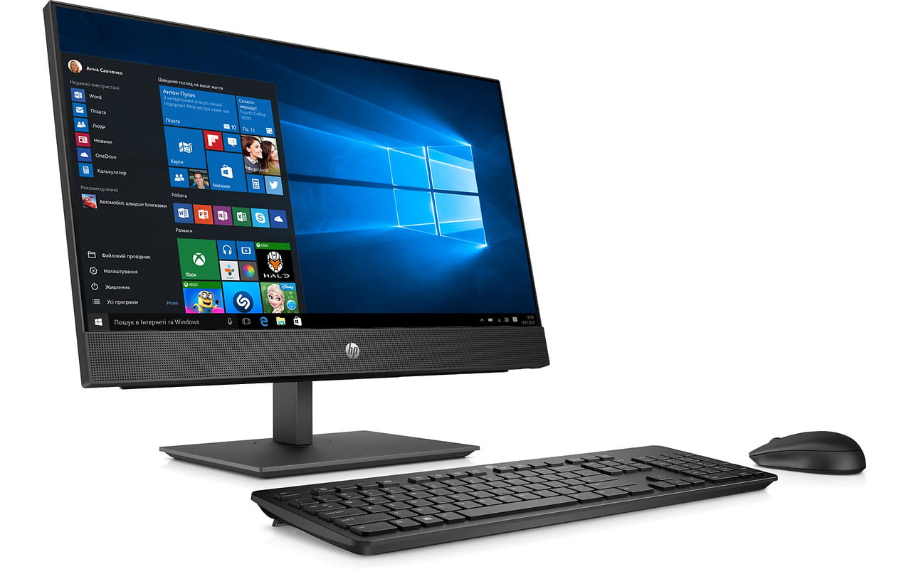 AIO HP ProOne 440 G4 / 23.8" IPS FullHD / i5-8500T / 8GB DDR4 RAM / 1.0TB HDD / Intel UHD 630 Graphics / Black /