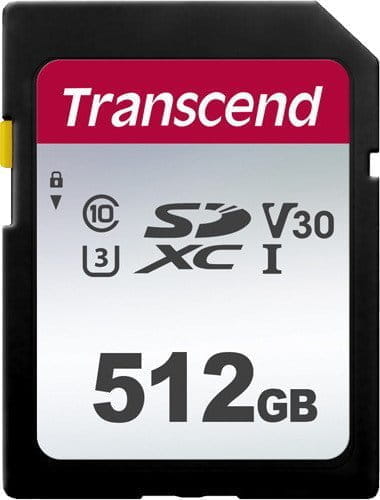 SDXC Transcend 300S / 512GB / UHS-I U3 / TS512GSDC300S