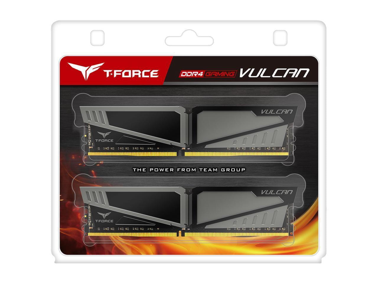 RAM KIT Team Group T-Force Vulcan K2 Grey / 2x8Gb / DDR4 / 2400MHz / CL14 / TLGD416G2400HC14DC01 /