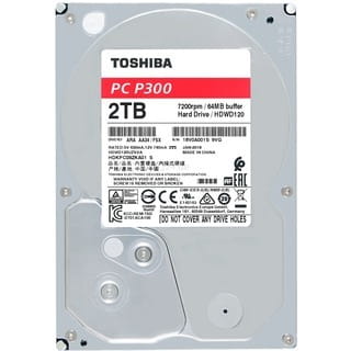 3.5" HDD Toshiba P300 / 2.0TB / 64Mb / 7200rpm / SATA / HDWD120UZSVA