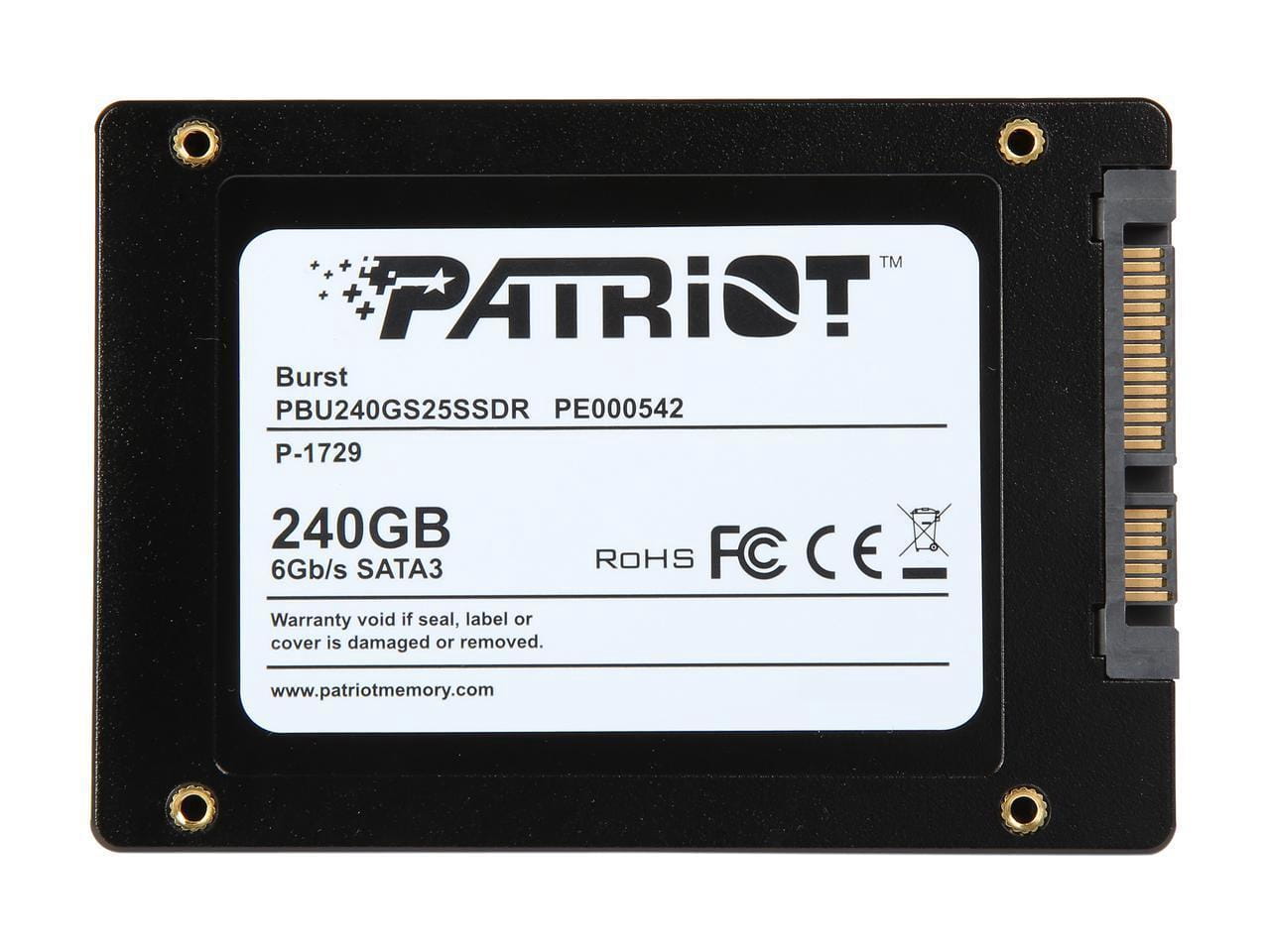 2.5" SSD Patriot Burst PBU240GS25SSDR / 240GB /