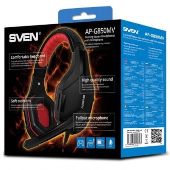 Headset Sven AP-G850MV / Non-tangling cable /