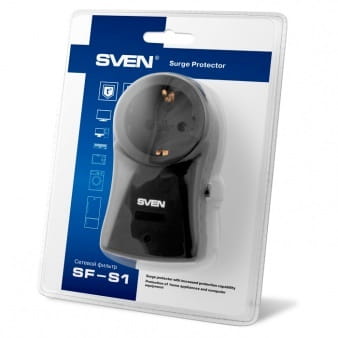 Surge Protector Sven SF-S1 / 1 Sockets /