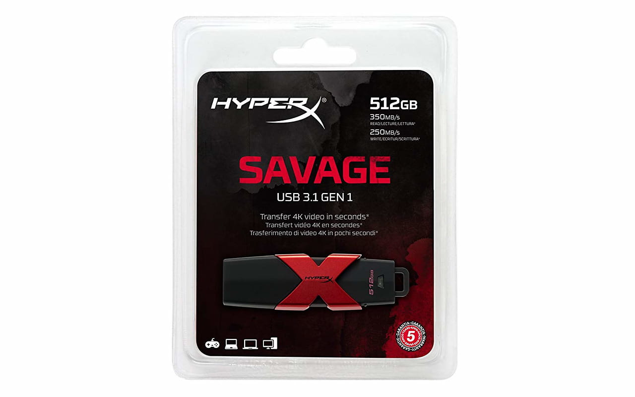 USB3.1 Kingston HyperX Savage 512GB / HXS3/512GB /