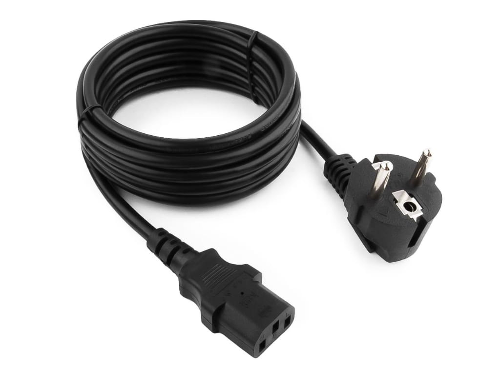 Power Cord Cablexpert PC-186-VDE / 1.8m / Black